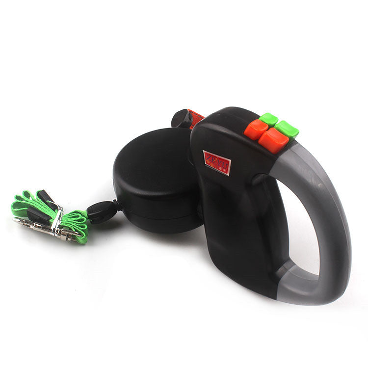 Automatic Retractable Dual Head Dog Leash