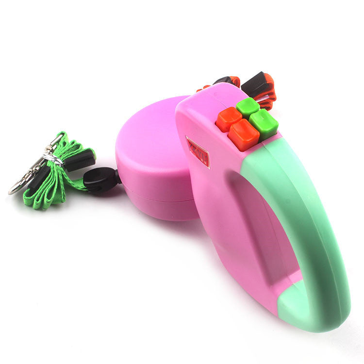 Automatic Retractable Dual Head Dog Leash